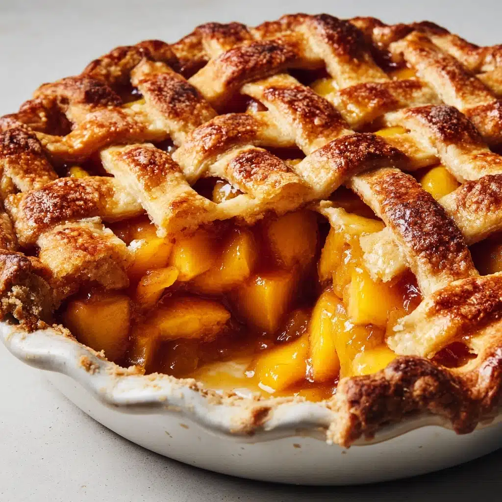 Triple Crust Peach Cobbler Recipe - Recipe Image