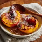 Cinnamon Sugar Baked Peaches Recipe