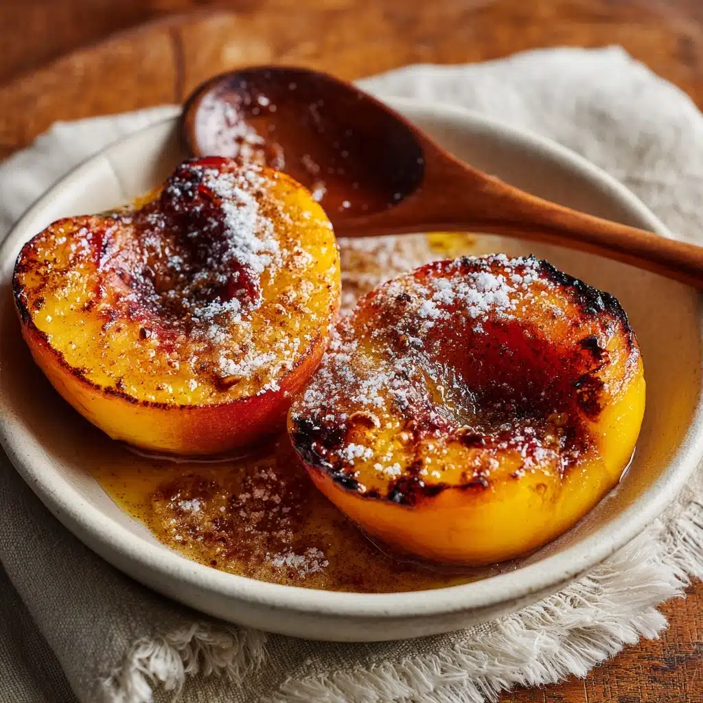 Cinnamon Sugar Baked Peaches Recipe