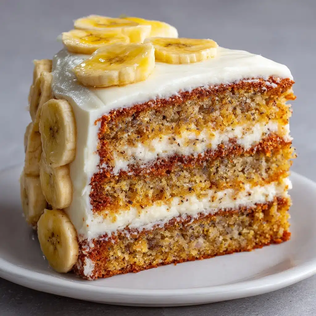 Banana Bread Cake with Cream Cheese Frosting Recipe