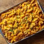 Loaded Cowboy Cheeseburger Casserole Recipe