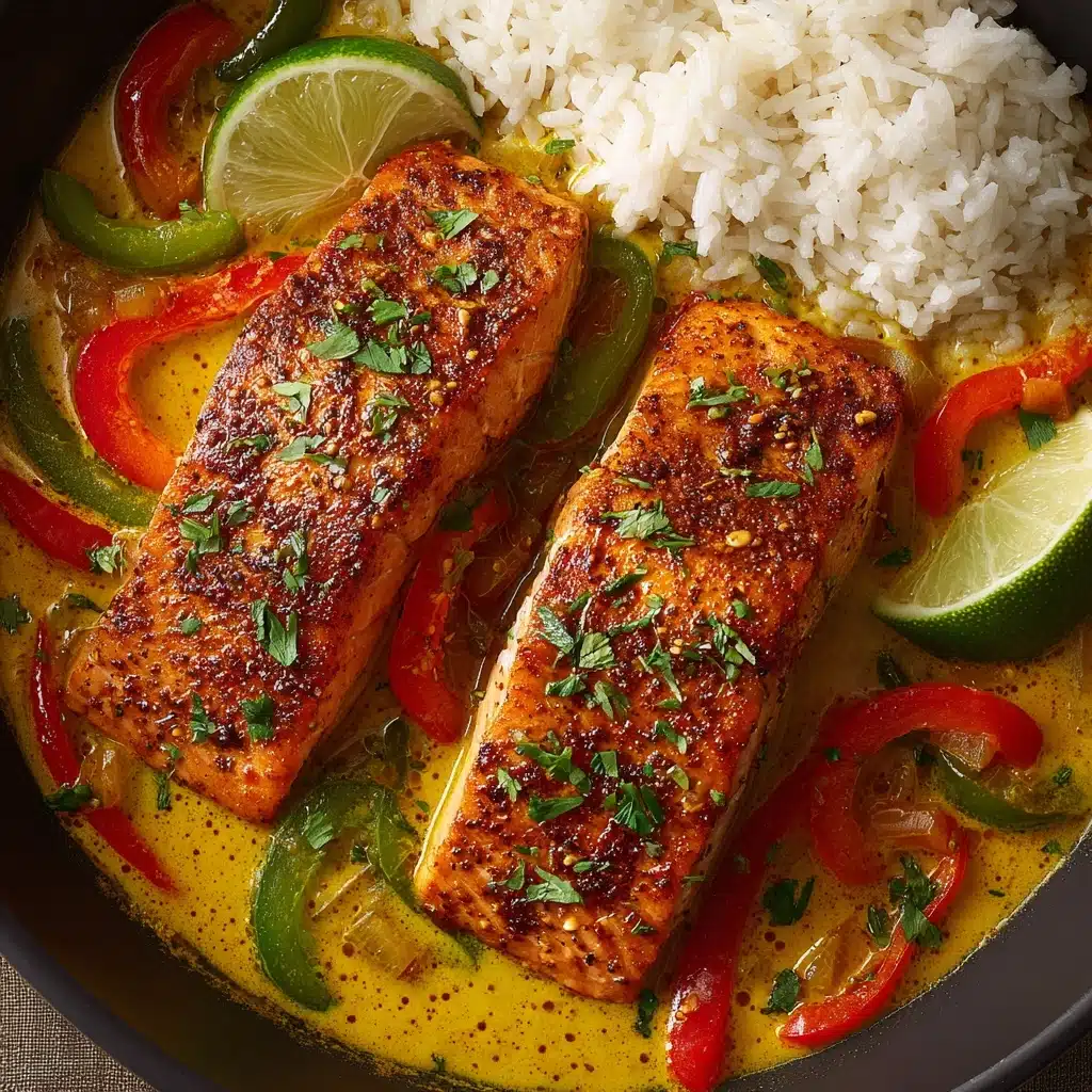 Caribbean Coconut Curry Salmon Recipe
