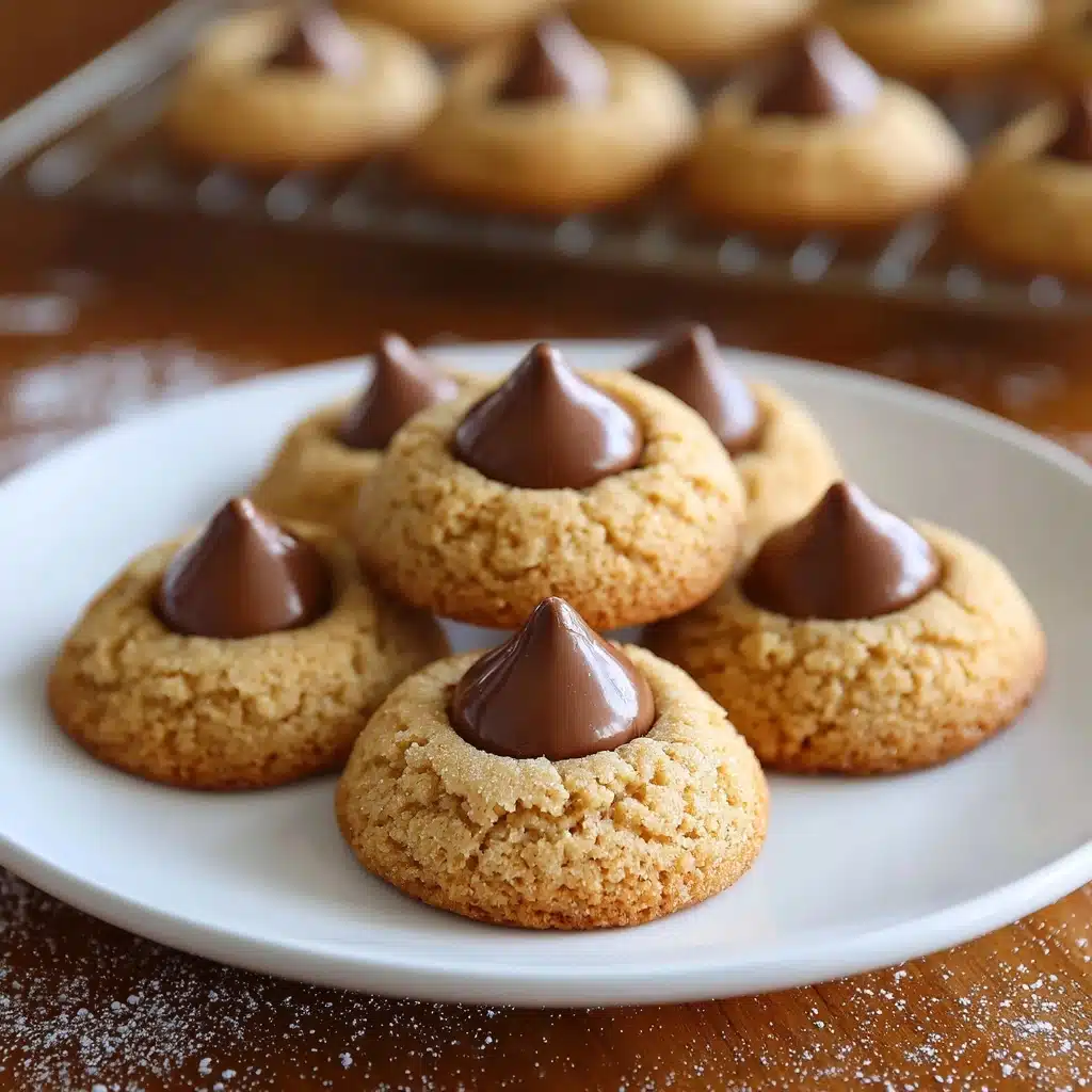 Homemade Peanut Butter Kiss Cookies Recipe - Recipe Image