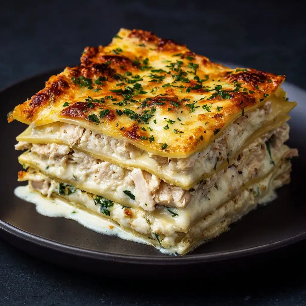 Chicken Alfredo Lasagna Recipe - Recipe Image