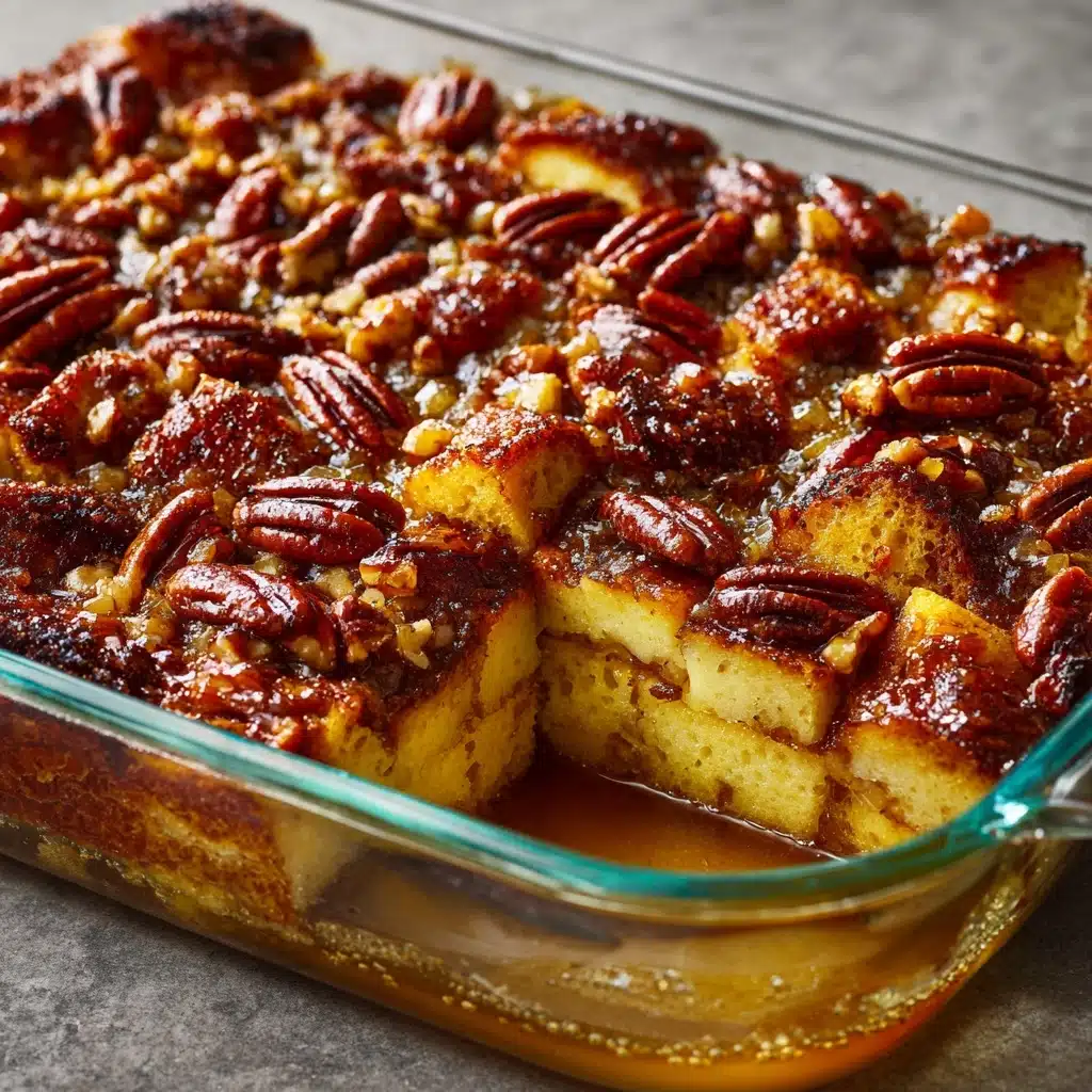 Pecan Pie Bread Pudding Recipe - Recipe Image
