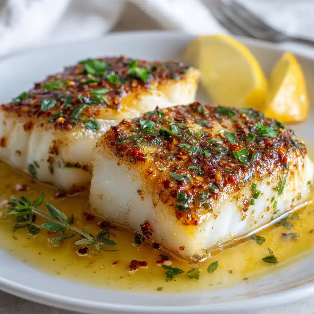 Lemon Butter Baked Cod Recipe - Recipe Image