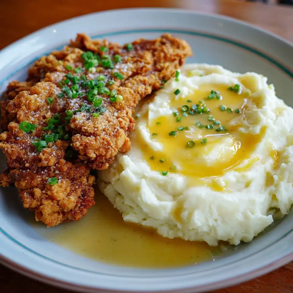 Fried Chicken and Mashed Potatoes Recipe - Recipe Image