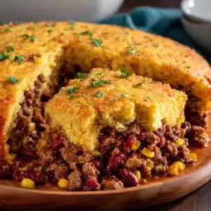 Easy Cowboy Cornbread Casserole Recipe