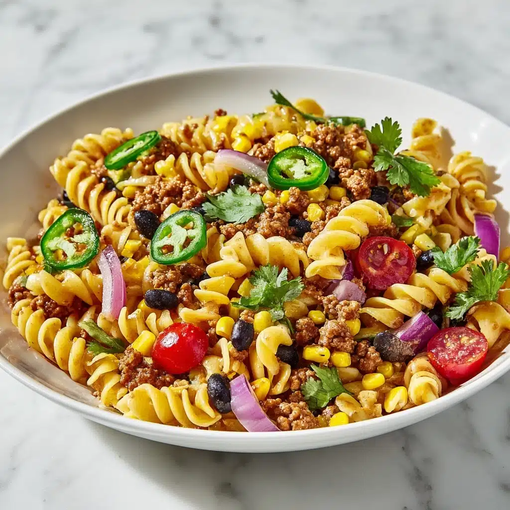 Taco Pasta Salad Recipe - Recipe Image