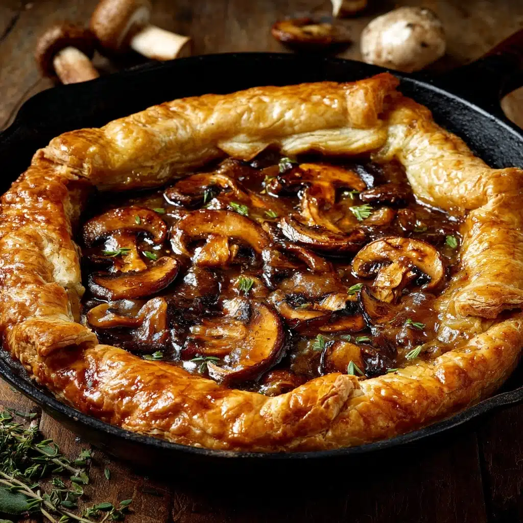 Creamy Mushroom Pot Pie with Flaky Crust Recipe