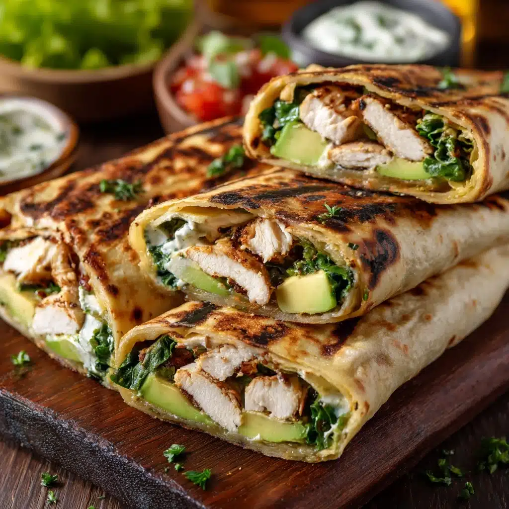 Avocado Chicken Wraps Recipe - Recipe Image