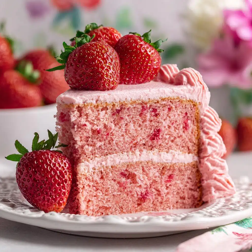 Strawberry Cake Recipe - Recipe Image