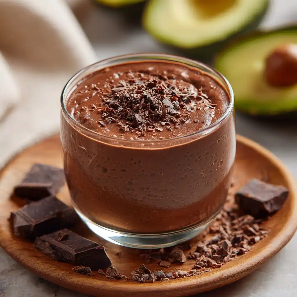 Avocado Chocolate Peanut Butter Smoothie Recipe - Recipe Image