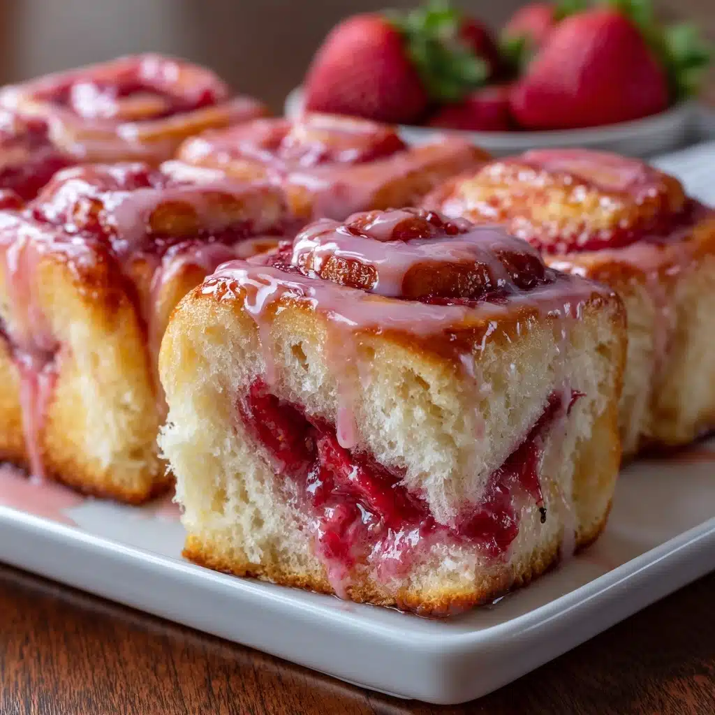 Strawberry Cinnamon Rolls Recipe