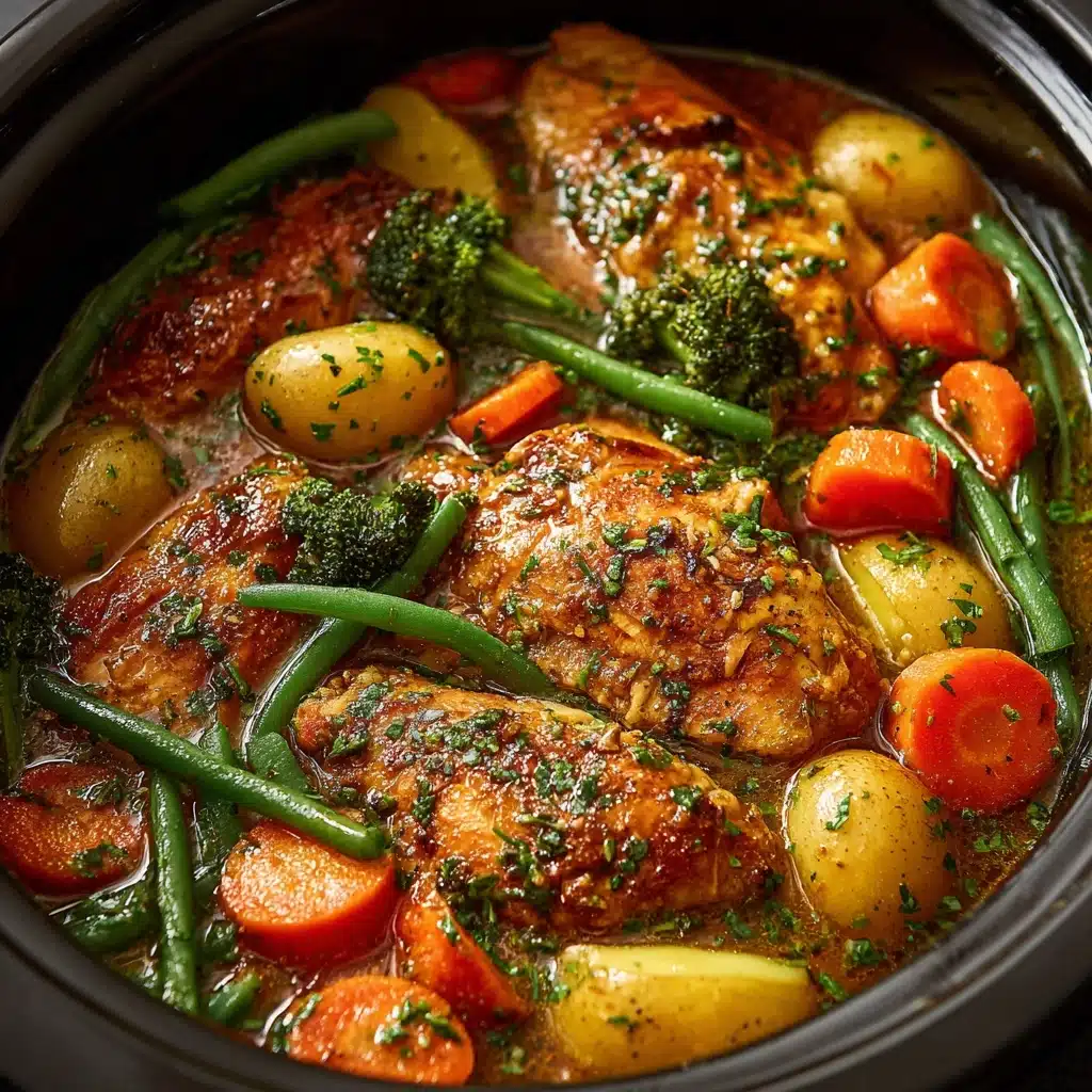 Slow Cooker Honey Garlic Chicken Recipe