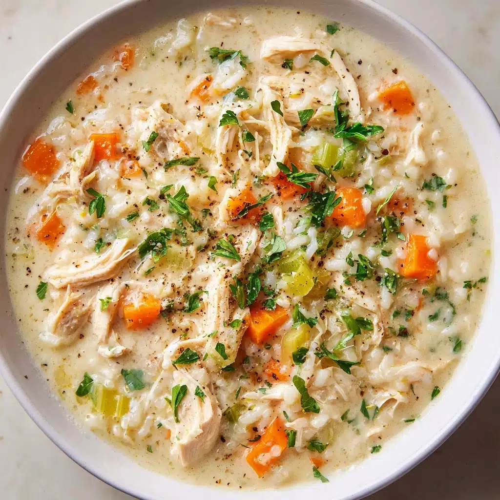 Creamy Chicken and Rice Soup Recipe - Recipe Image