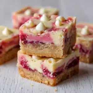 Gooey Strawberry Cake Mix Brownies Recipe