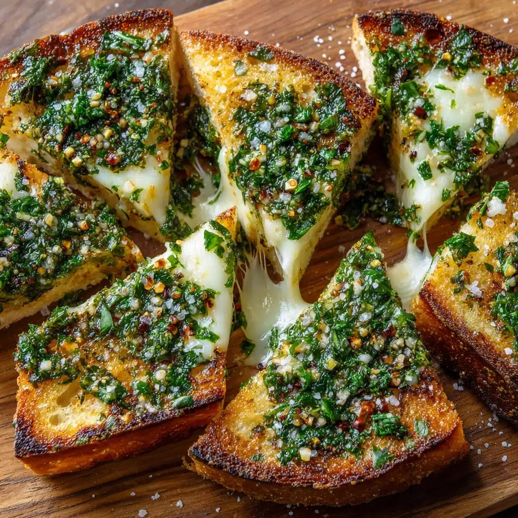 Chimichurri Garlic Bread Recipe - Recipe Image