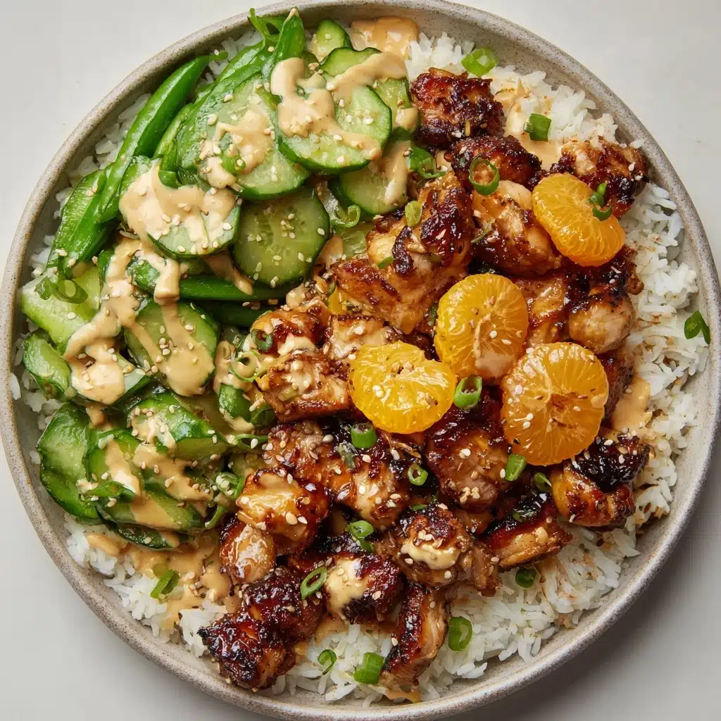 Spicy Chicken Yum Yum Rice Bowls Recipe - Recipe Image