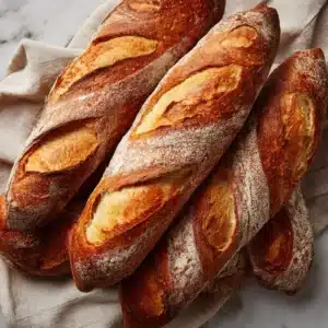 Classic Crusty French Baguettes Recipe