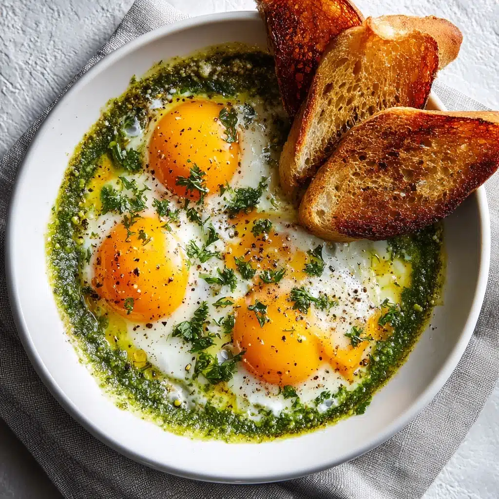 Pesto Eggs Recipe - Recipe Image