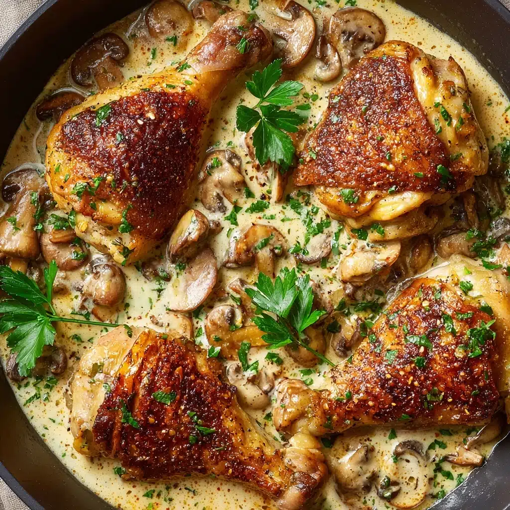 Creamy Mushroom Chicken Recipe - Recipe Image