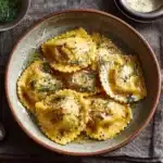 Ravioli With Pears & Cheese in Cacio e Pepe Sauce Recipe
