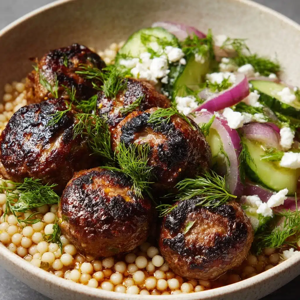 Herby Greek Chicken Meatballs Recipe - Recipe Image