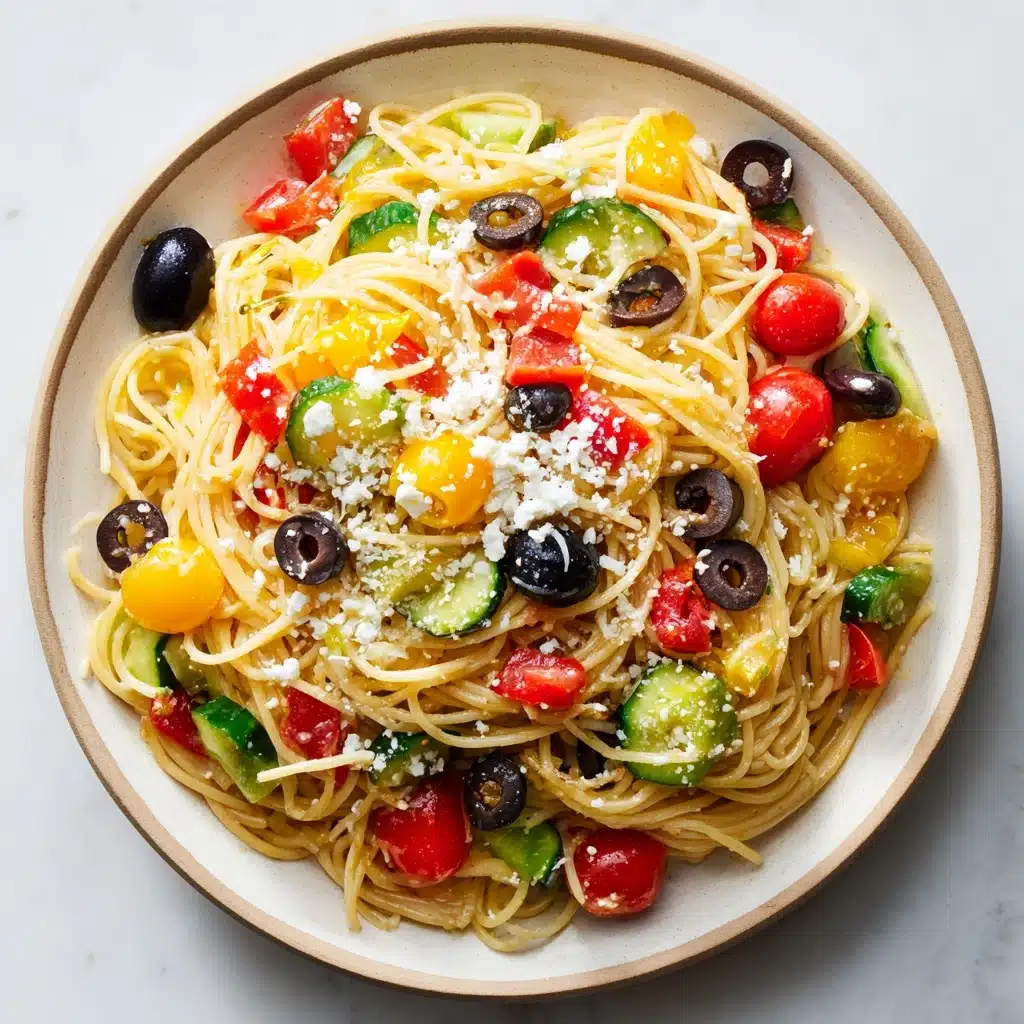 California Spaghetti Salad Recipe - Recipe Image