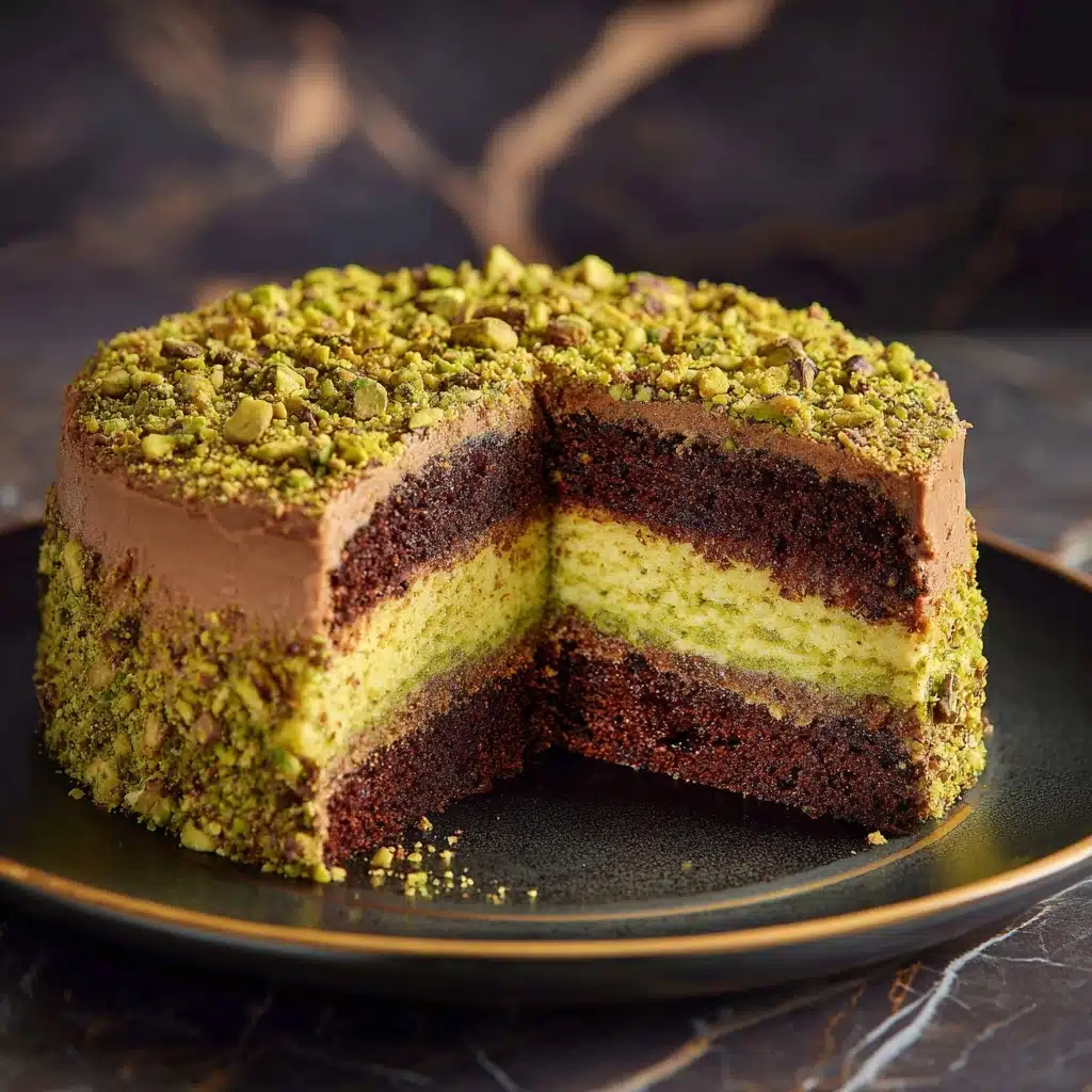 Dubai Chocolate Pistachio Cake Recipe