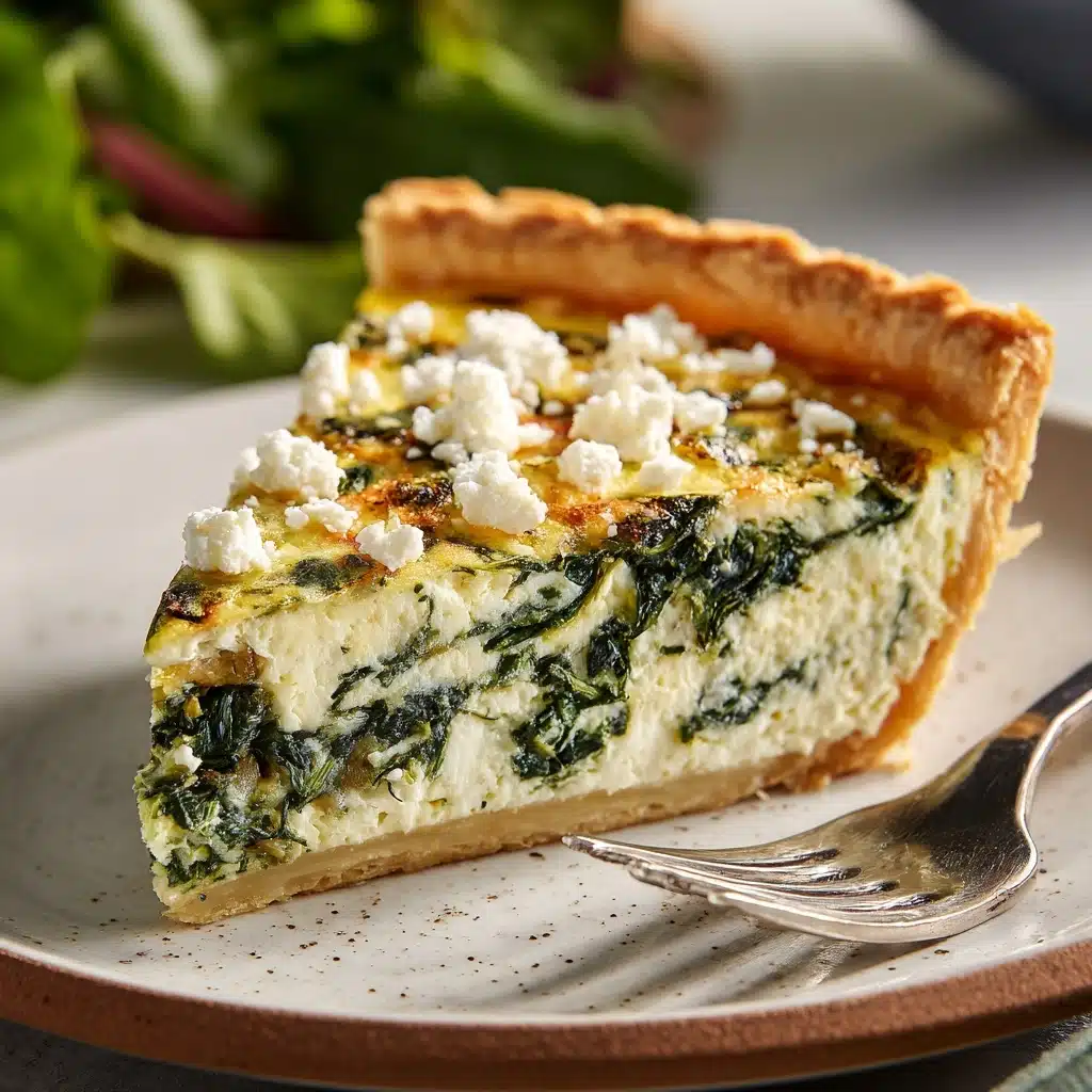 Spinach Feta Quiche Recipe