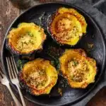 Parmesan Herb Roasted Acorn Squash Recipe