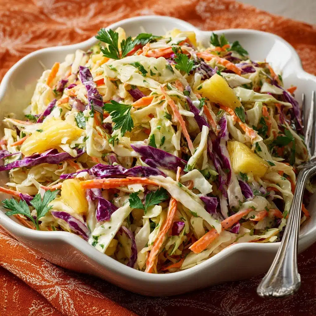 Hawaiian Pineapple Coleslaw Recipe