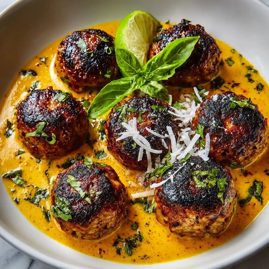 Coconut Chicken Meatballs Recipe - Recipe Image