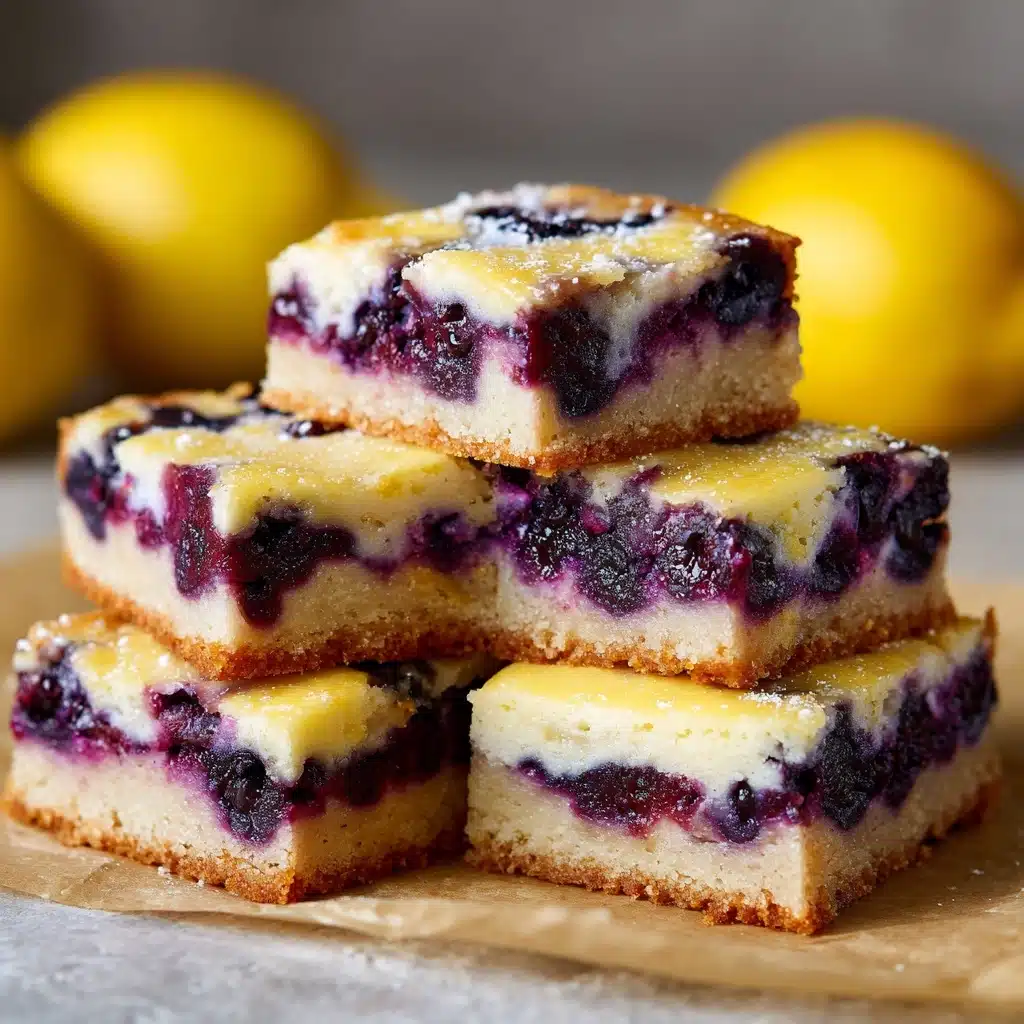 Lemon Blueberry Bars Recipe - Recipe Image