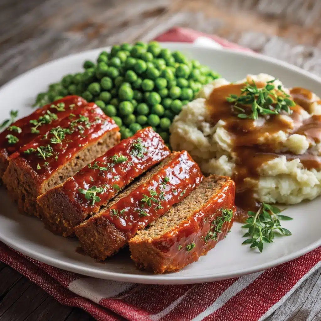 Turkey Meatloaf with Mashed Sweet Potatoes Recipe