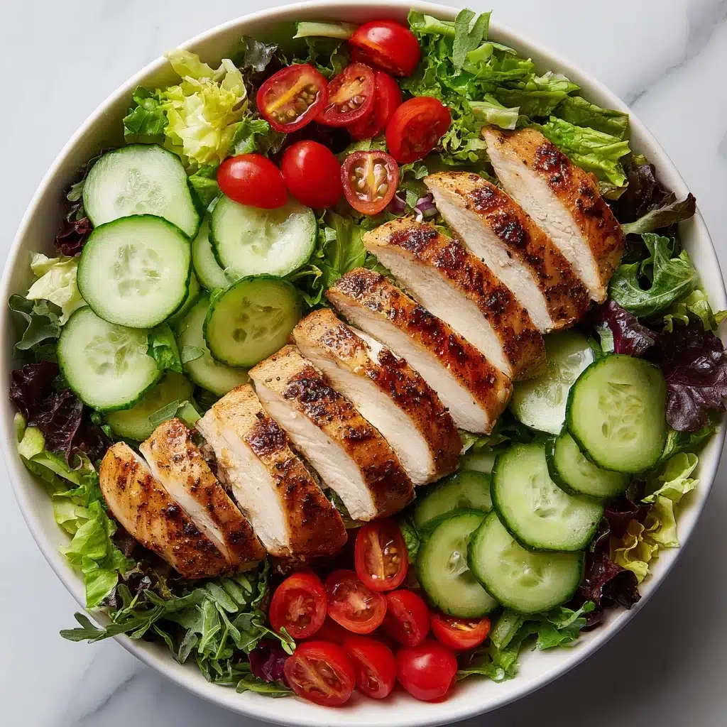 Grilled Chicken Salad with Honey Mustard Dressing Recipe - Recipe Image