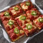 Cheater’s Sicilian-Style Pizza with Jalapeños and Honey Recipe