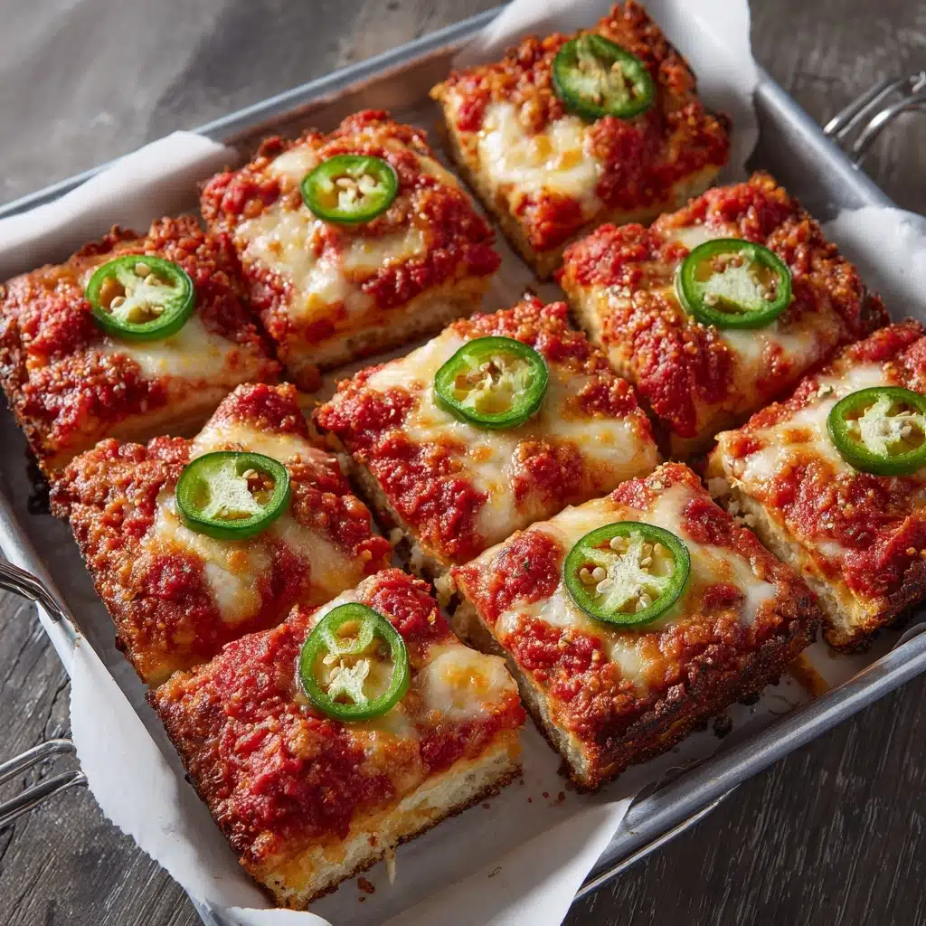 Cheater’s Sicilian-Style Pizza with Jalapeños and Honey Recipe
