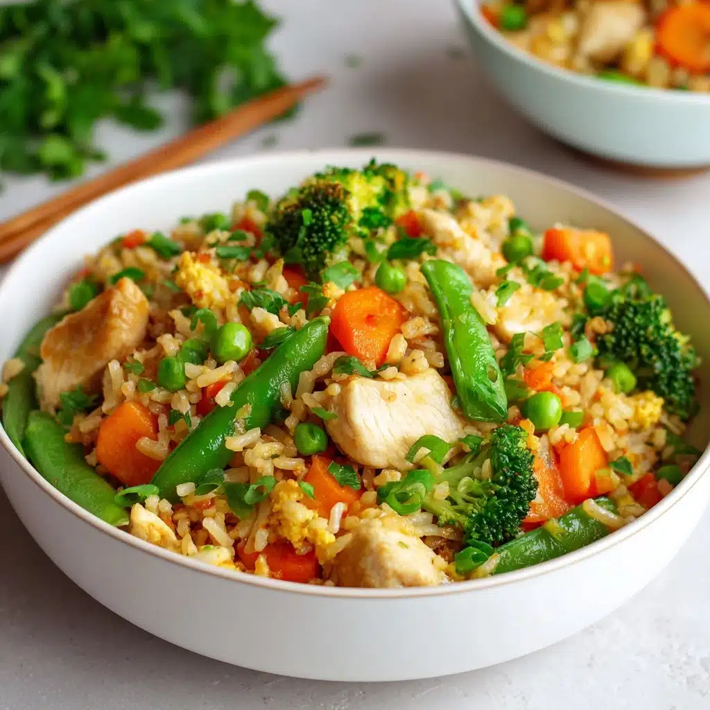 Chicken and Vegetable Fried Rice Recipe - Recipe Image