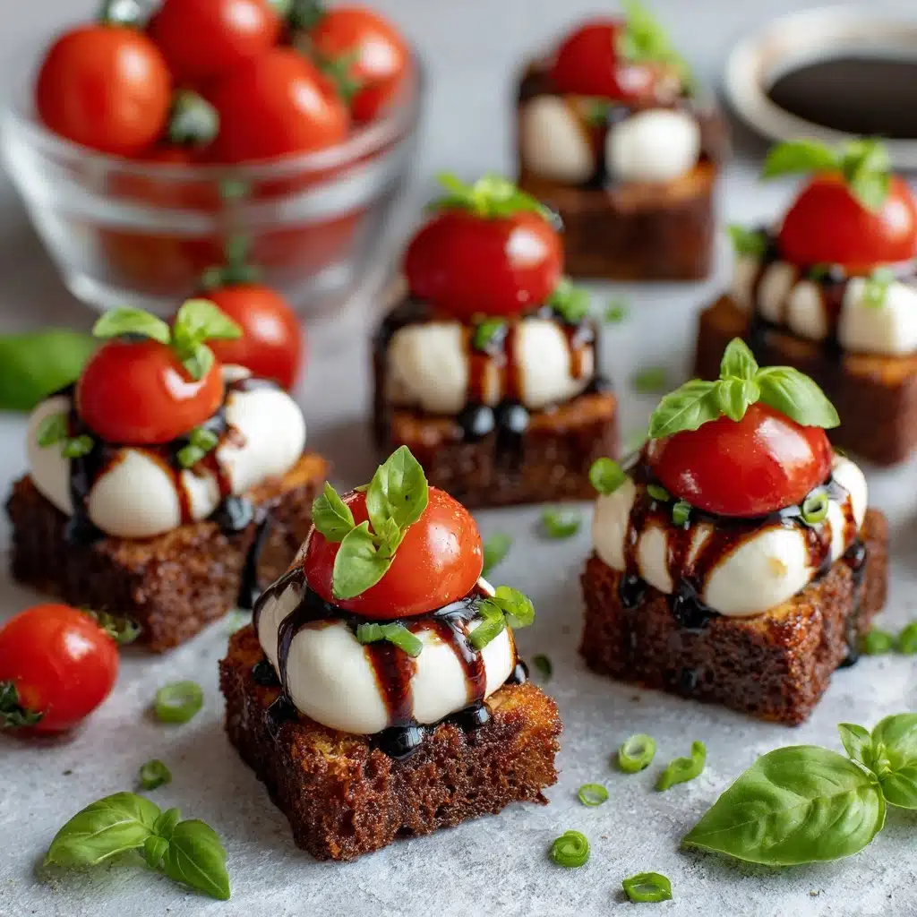 Caprese Salad Bites with Balsamic Reduction Recipe - Recipe Image