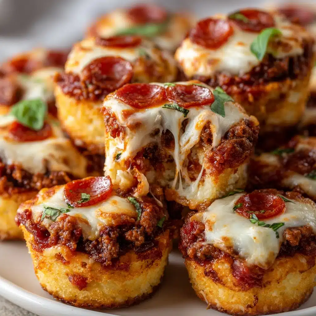 Bite-Sized Pepperoni & Sausage Pizza Puffs Recipe