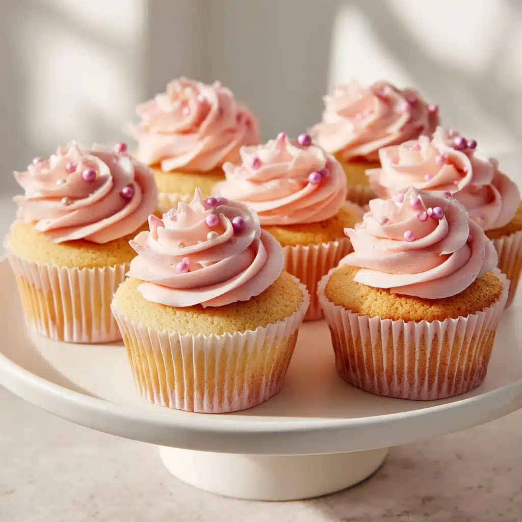 Pink Buttercream Cupcakes Recipe
