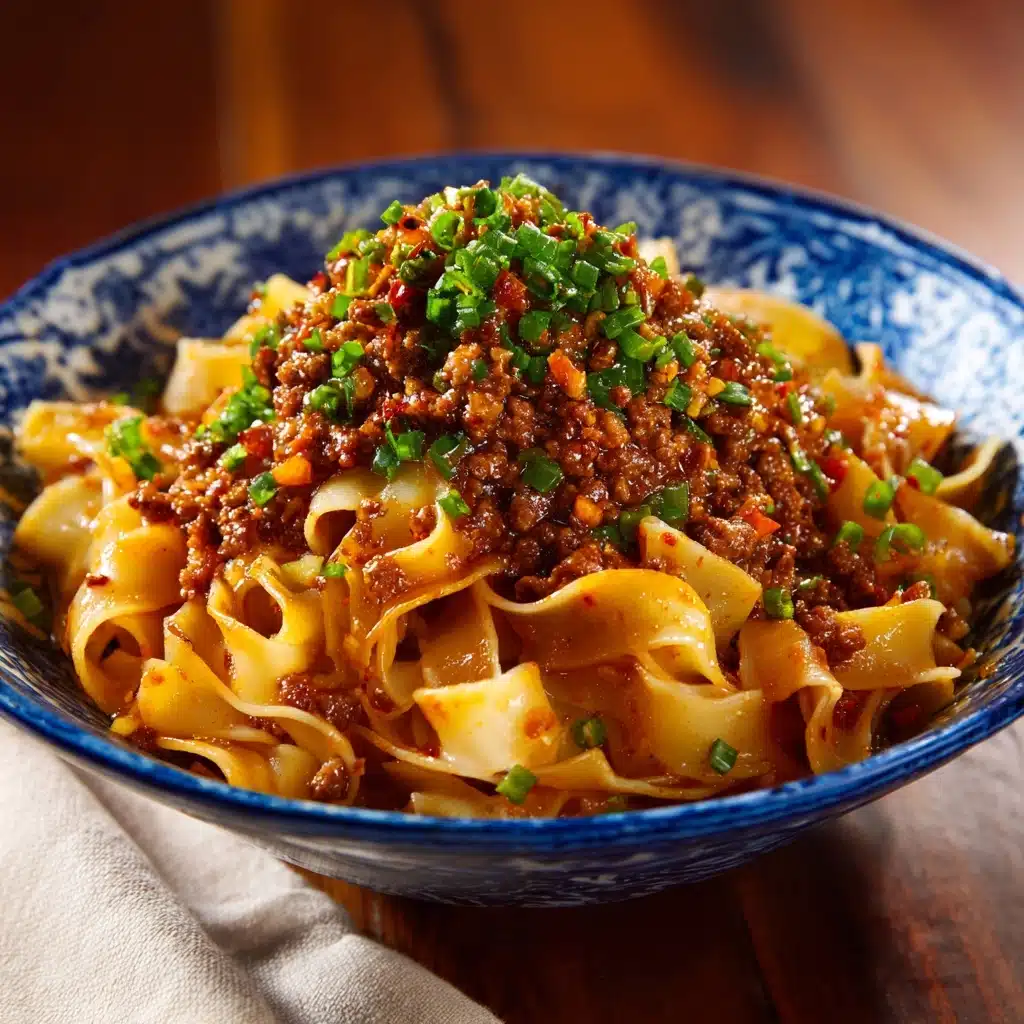 Mongolian Ground Beef Noodles Recipe - Recipe Image