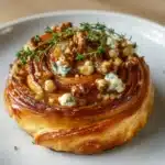Blue Cheese Walnut Thyme Puff Pastry Twirl Recipe