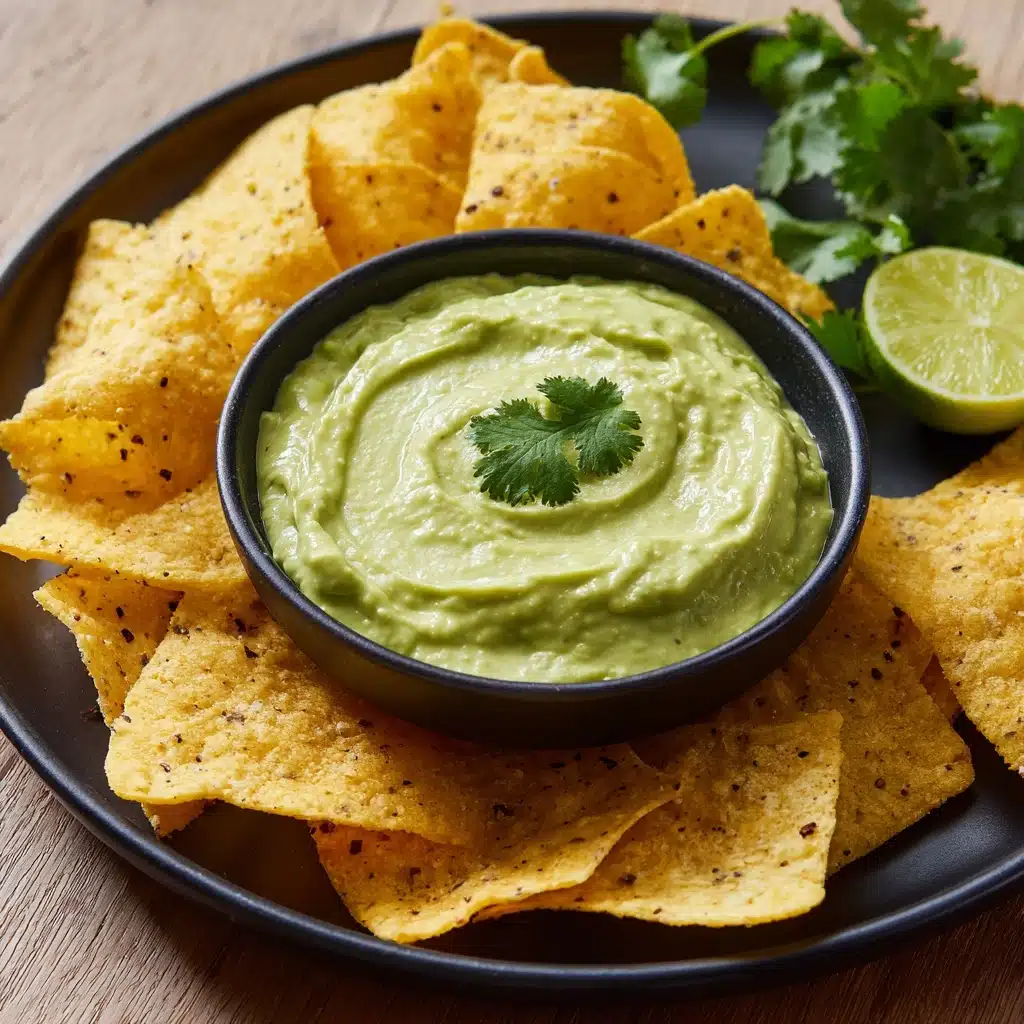 Avocado Lime Dip with Plantain Chips Recipe - Recipe Image