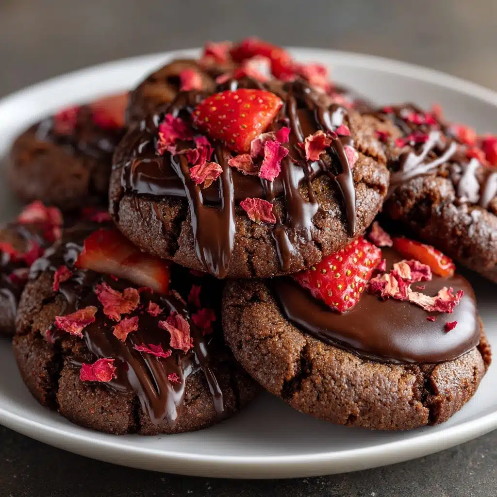 Chocolate Covered Strawberry Cookies Recipe - Recipe Image