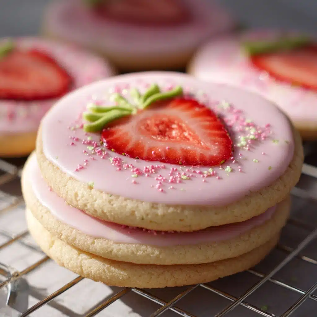 Double Strawberry Sugar Cookies Recipe