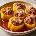 Stuffed Banana Peppers in Savory Tomato Sauce Recipe