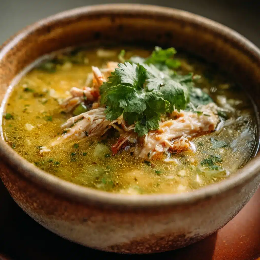 Green Chicken Enchilada Soup Recipe - Recipe Image